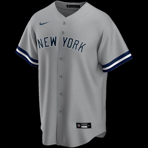 new york yankees nike road replica team jersey - gray|ny yankees jersey nike.